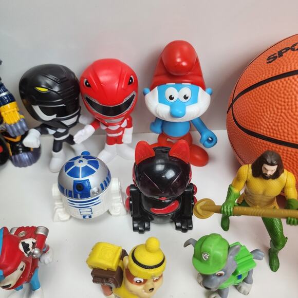 Massive Lot of 48 Pieces Fast Food Happy Meal Toys Basketball Paw Patrol & More - Picture 8 of 15